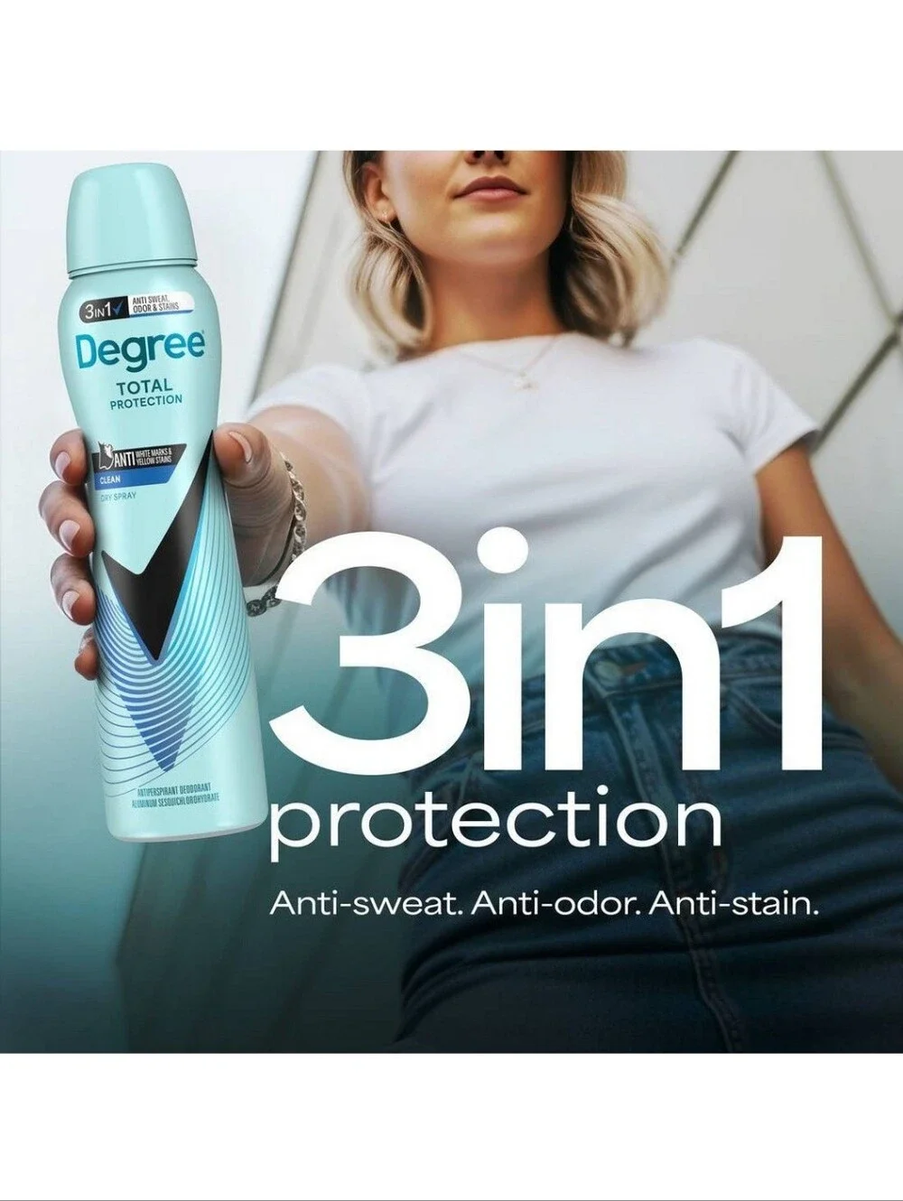⭐4/$15 Degree Ultraclear 72-Hour Black + White Deodorant Clean